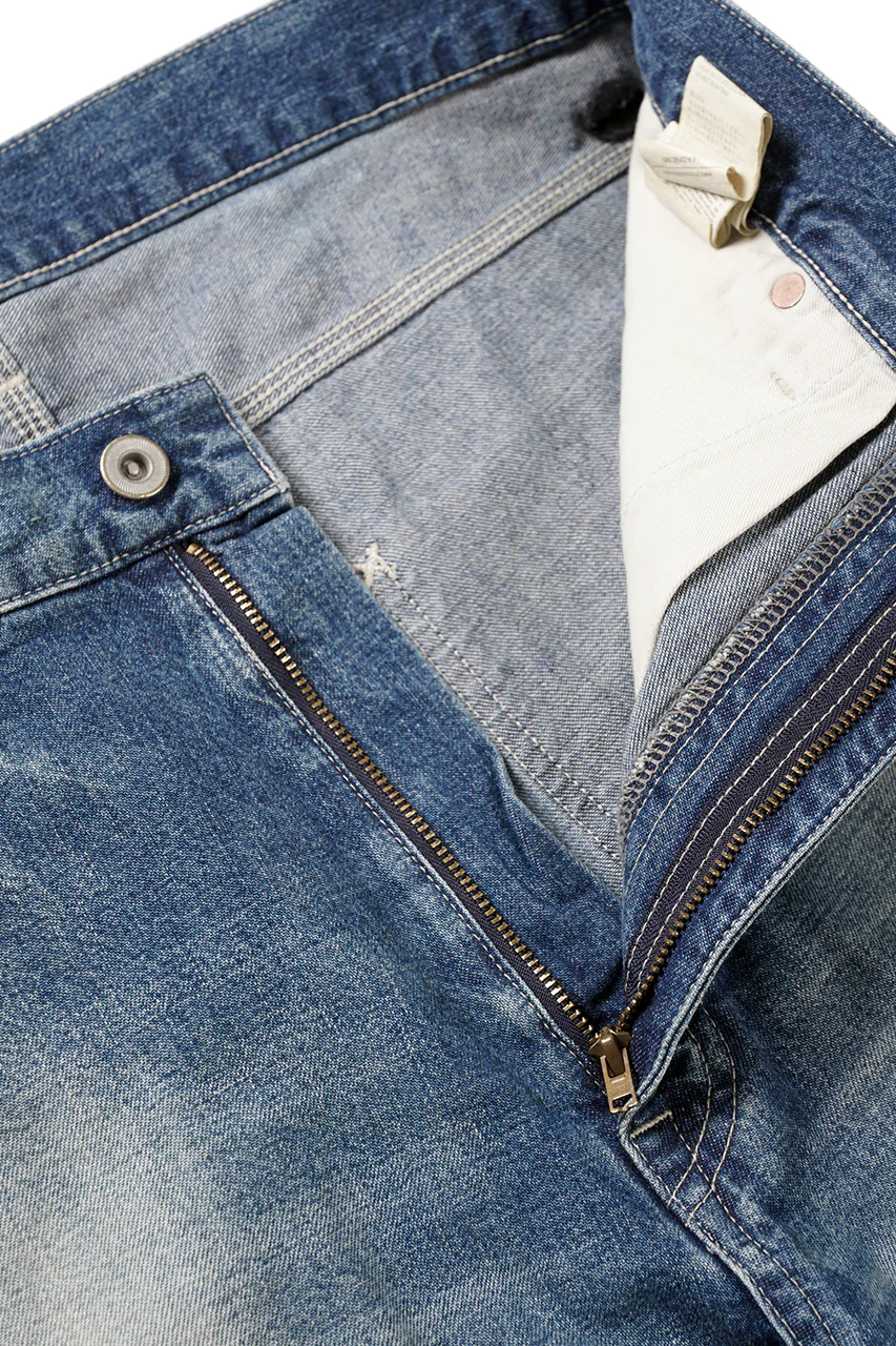 MADNESS AGING DENIM PAINTER PANTS . M2 RELAXED (INDIGO) - Image 7