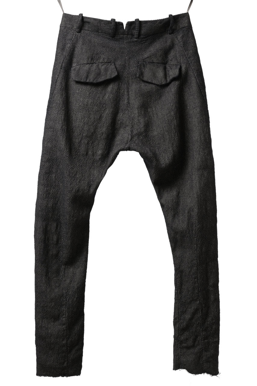 masnada BAGGY AVIATOR PANTS / OVER DYED HEMP AND WOOL (OVER DYE DUST) - Image 10