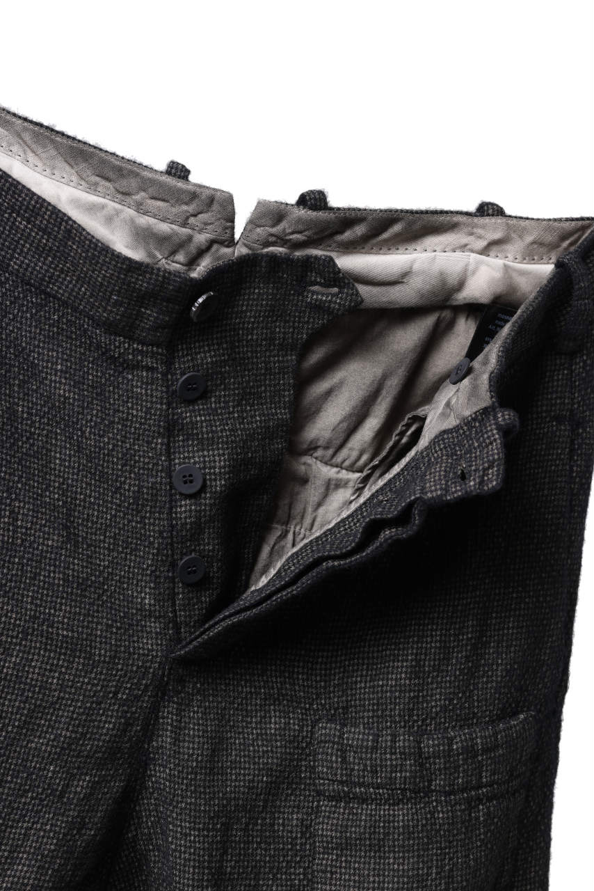 masnada BAGGY AVIATOR PANTS / OVER DYED HEMP AND WOOL (OVER DYE DUST) - Image 16