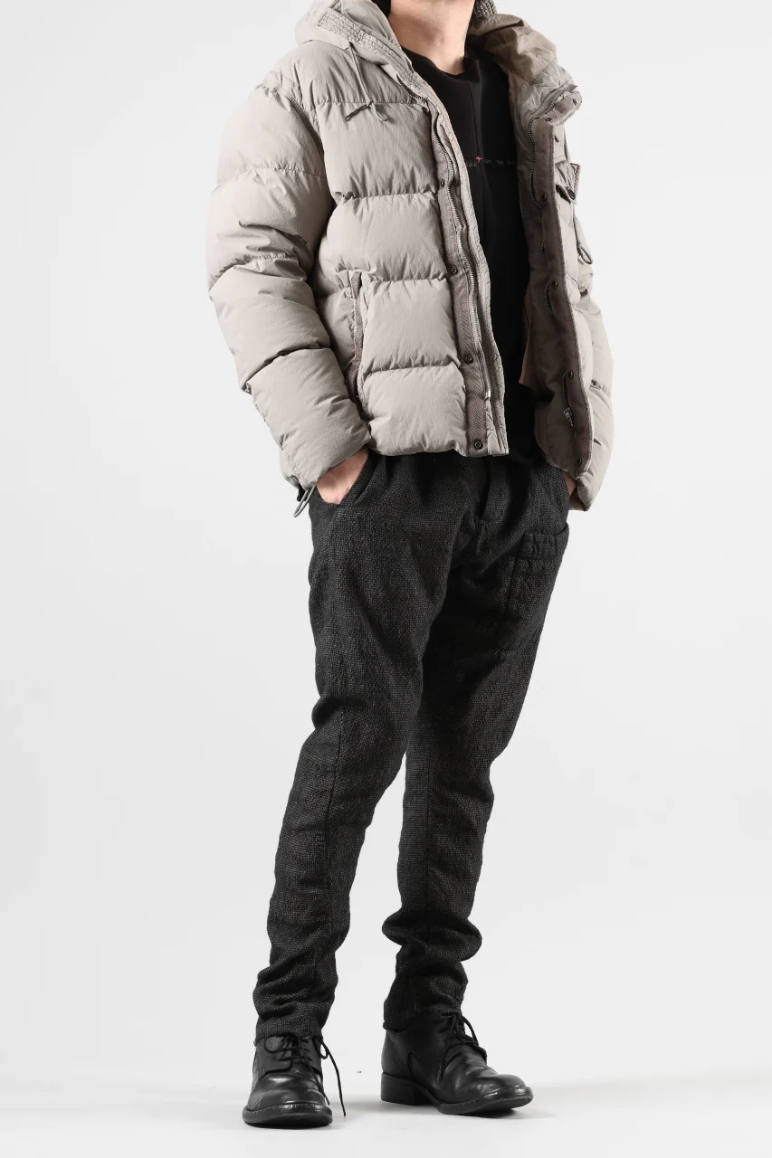 masnada BAGGY AVIATOR PANTS / OVER DYED HEMP AND WOOL (OVER DYE DUST) - Image 32