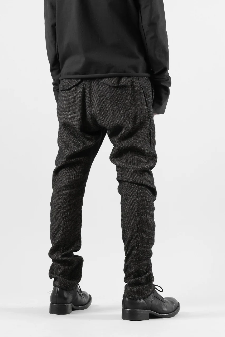 masnada BAGGY AVIATOR PANTS / OVER DYED HEMP AND WOOL (OVER DYE DUST) - Image 8