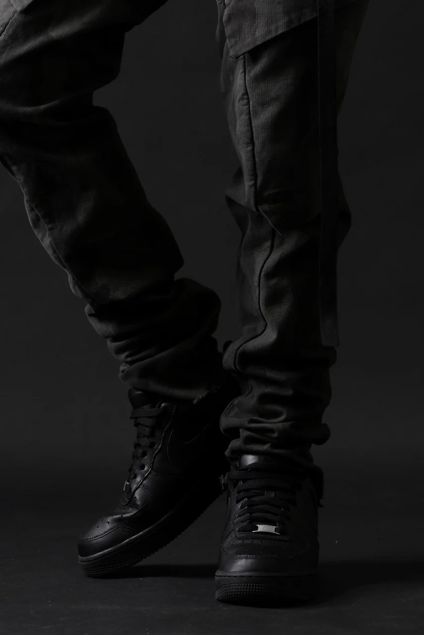 masnada BAGGY CARGO PANTS / STRETCH MICRO RIP COTTON (CAMO LEGION) - Image 33