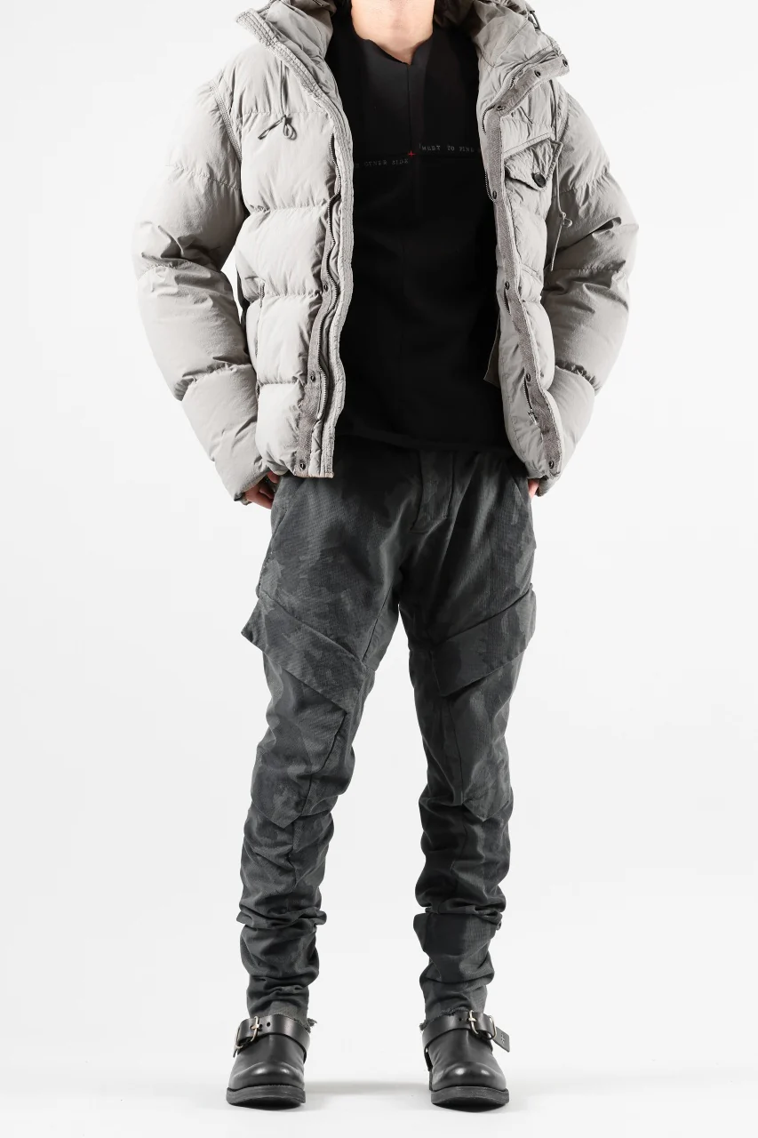 masnada BAGGY CARGO PANTS / STRETCH MICRO RIP COTTON (CAMO LEGION) - Image 36