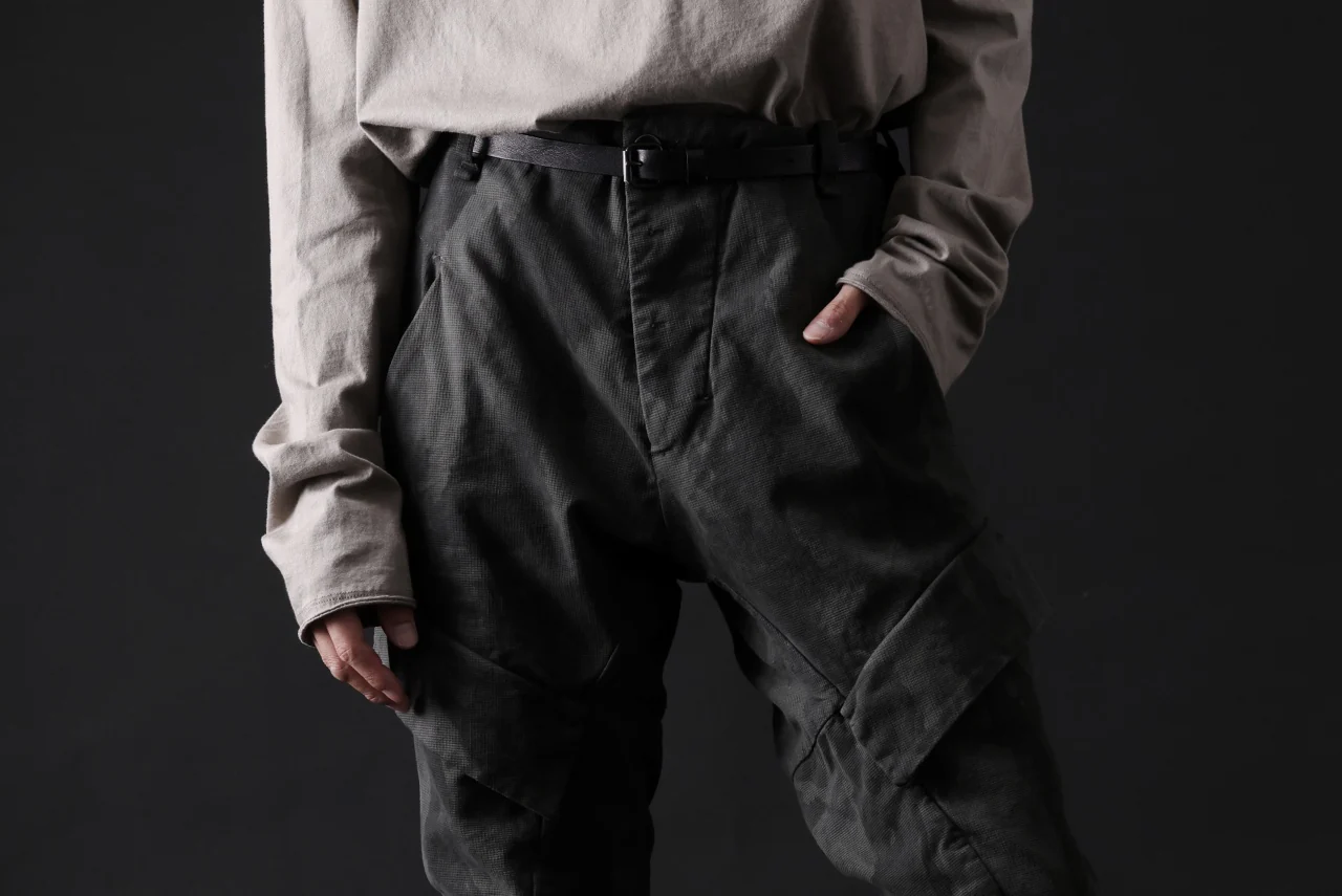 masnada BAGGY CARGO PANTS / STRETCH MICRO RIP COTTON (CAMO LEGION) - Image 37