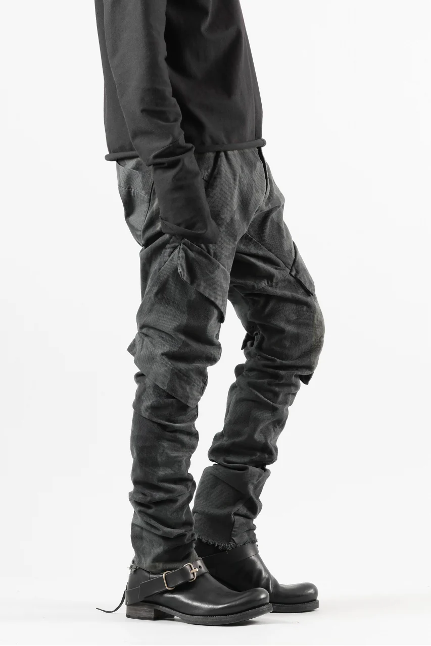 masnada BAGGY CARGO PANTS / STRETCH MICRO RIP COTTON (CAMO LEGION) - Image 6
