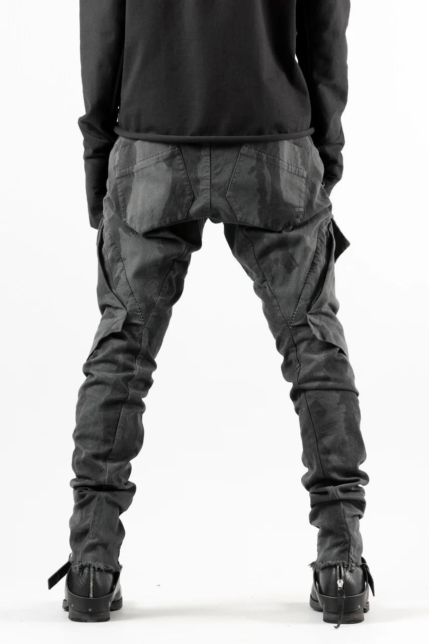 masnada BAGGY CARGO PANTS / STRETCH MICRO RIP COTTON (CAMO LEGION) - Image 9