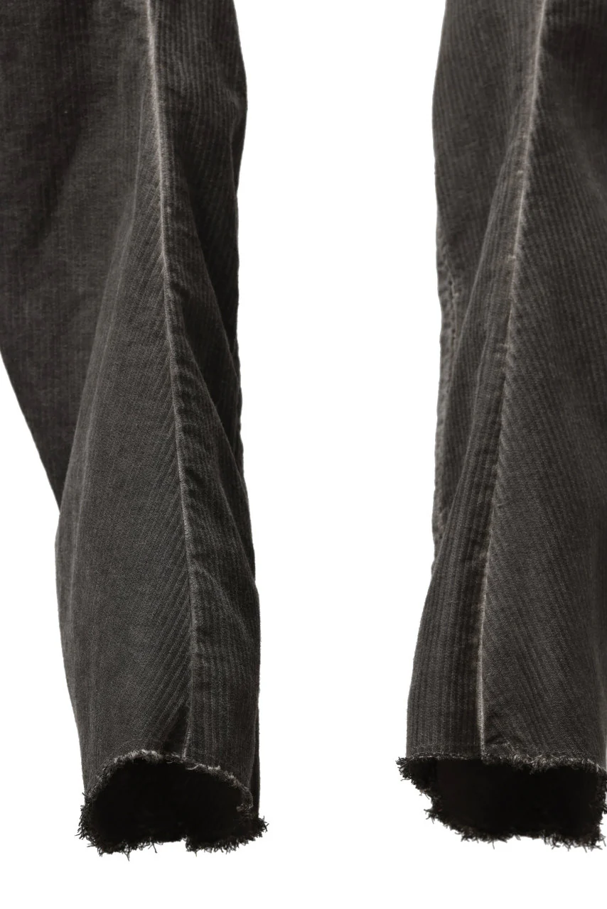 masnada BAGGY GUSSET POCKET PANTS / STRETCH RELIEF STRIPE COTTON (DUST) - Image 14