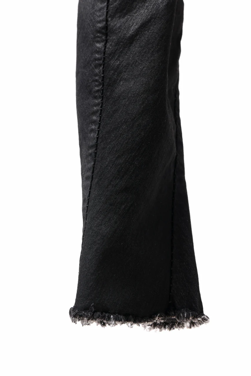 masnada BAGGY JEANS / REPURPOSED STRETCH (BLACK HAND SMEARED RESIN) - Image 10