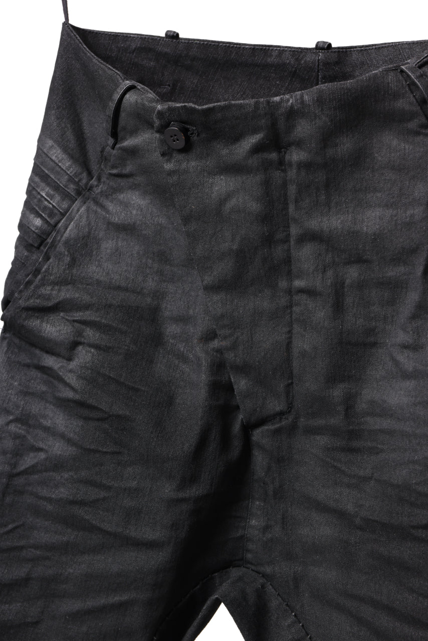 masnada BAGGY JEANS / REPURPOSED STRETCH (BLACK HAND SMEARED RESIN) - Image 14