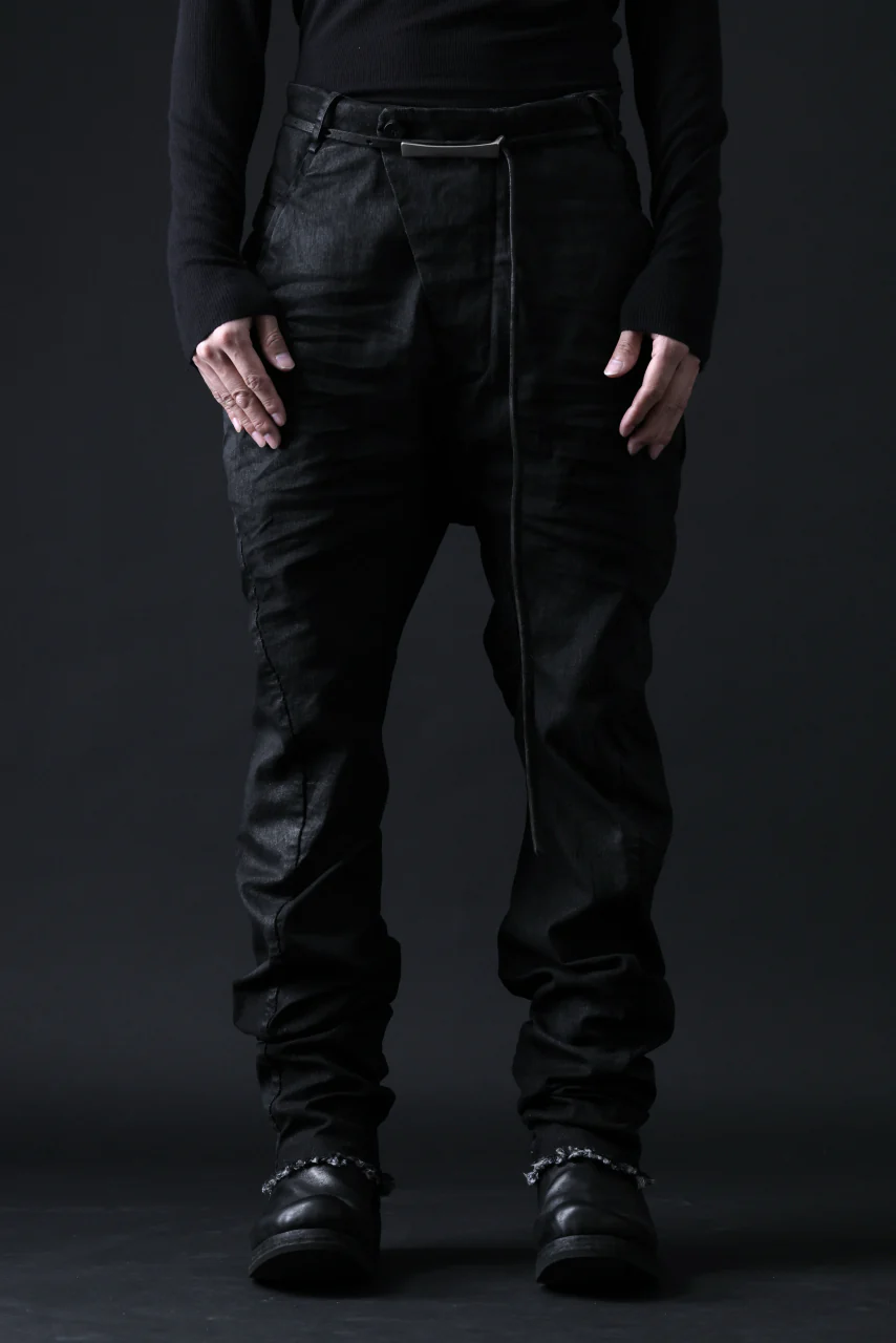 masnada BAGGY JEANS / REPURPOSED STRETCH (BLACK HAND SMEARED RESIN) - Image 18