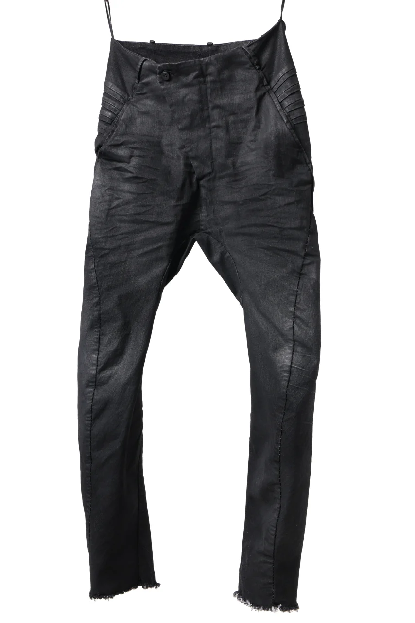 masnada BAGGY JEANS / REPURPOSED STRETCH (BLACK HAND SMEARED RESIN) - Image 2