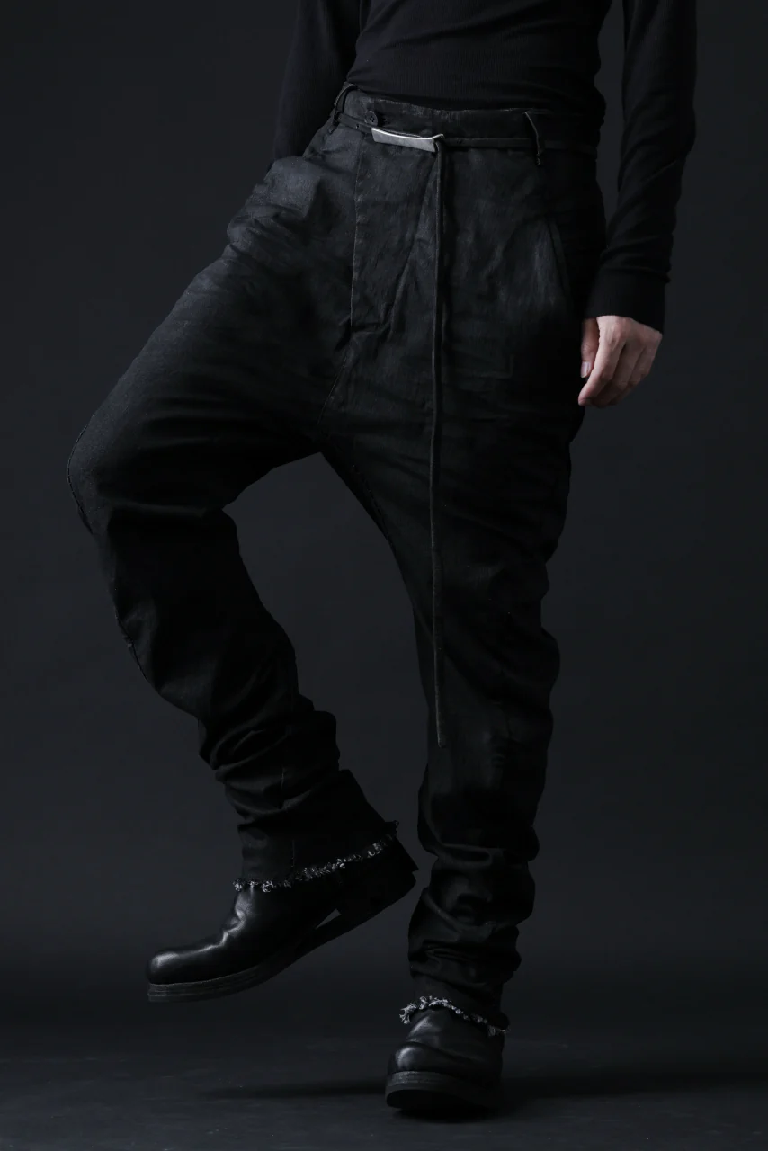 masnada BAGGY JEANS / REPURPOSED STRETCH (BLACK HAND SMEARED RESIN) - Image 20