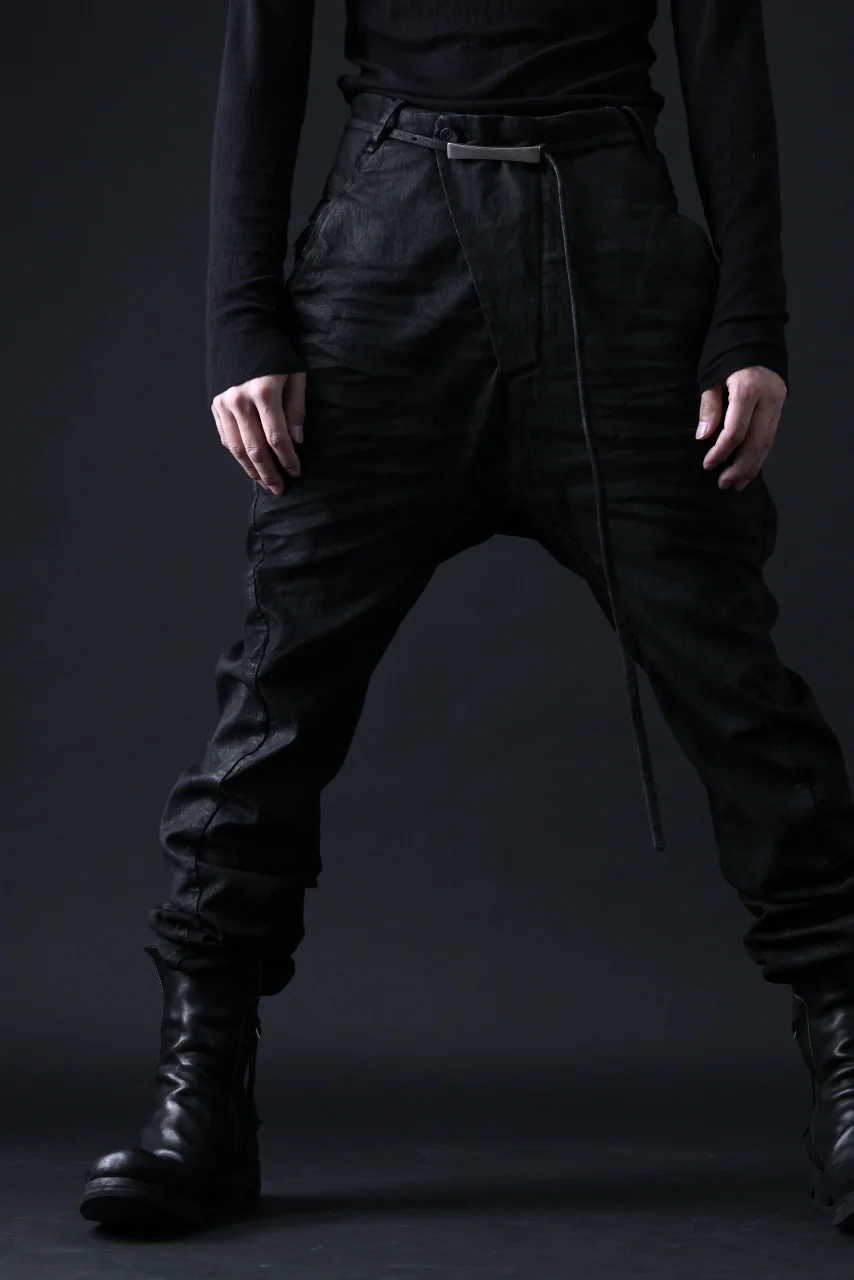 masnada BAGGY JEANS / REPURPOSED STRETCH (BLACK HAND SMEARED RESIN) - Image 25