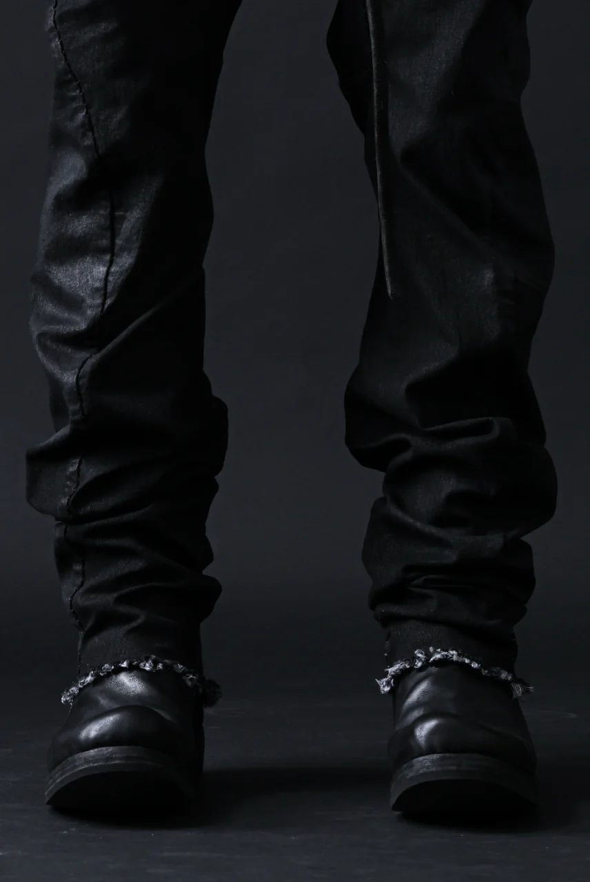 masnada BAGGY JEANS / REPURPOSED STRETCH (BLACK HAND SMEARED RESIN) - Image 28
