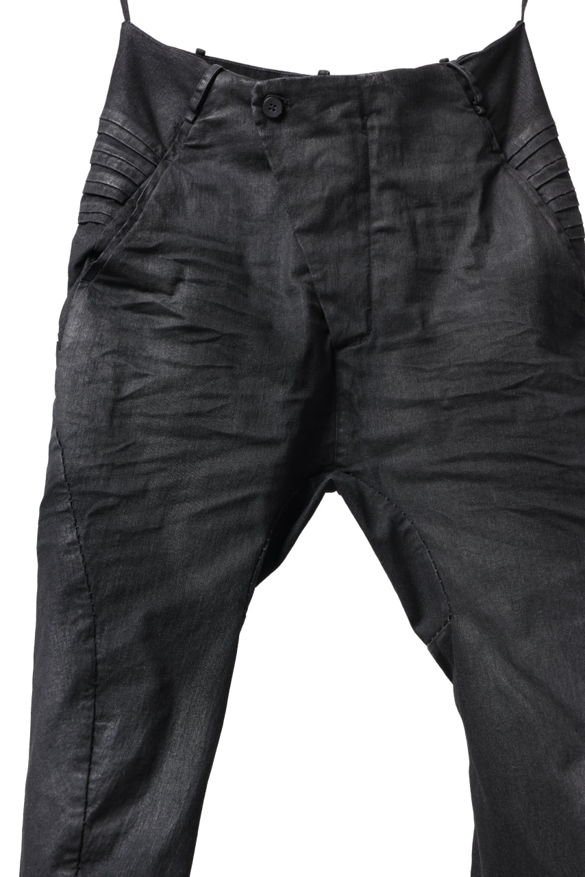 masnada BAGGY JEANS / REPURPOSED STRETCH (BLACK HAND SMEARED RESIN) - Image 5