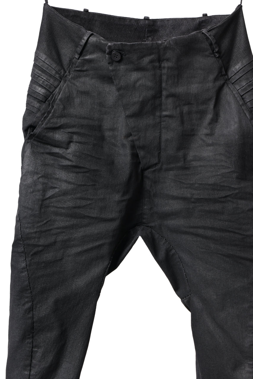 masnada BAGGY JEANS / REPURPOSED STRETCH (BLACK HAND SMEARED RESIN) - Image 6