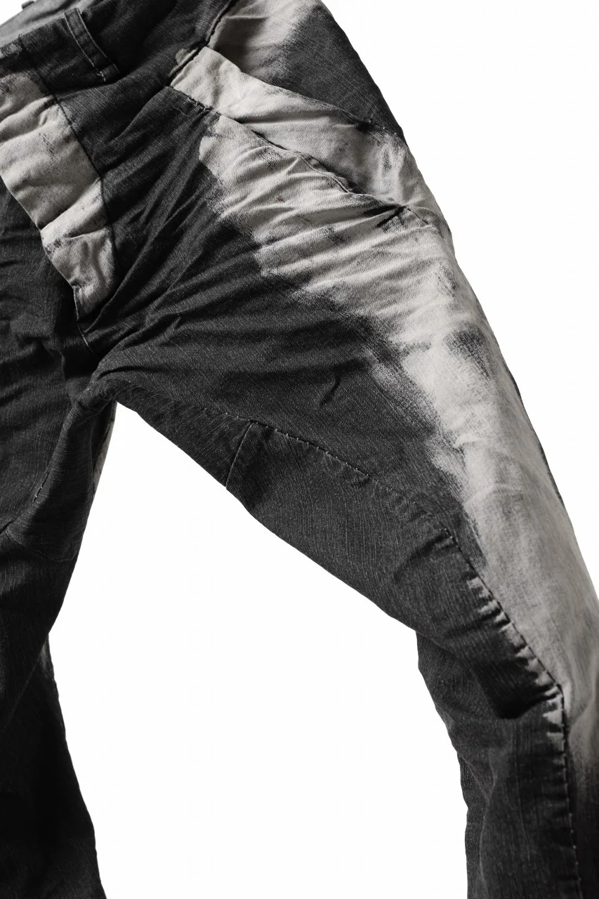 masnada BAGGY OBLIQUE POCKET JEANS / REPURPOSED STRETCH JEANS (CORRODED) - Image 16
