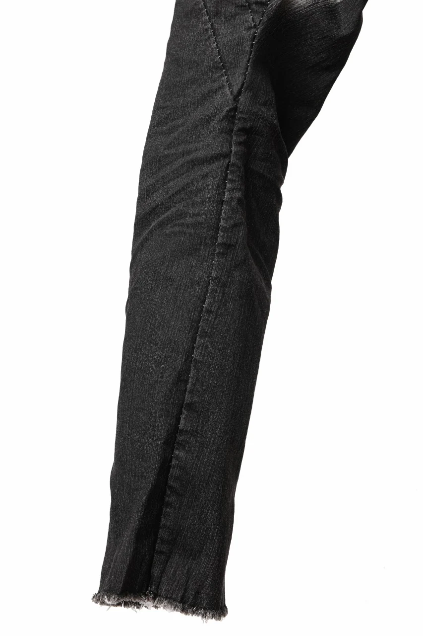 masnada BAGGY OBLIQUE POCKET JEANS / REPURPOSED STRETCH JEANS (CORRODED) - Image 21