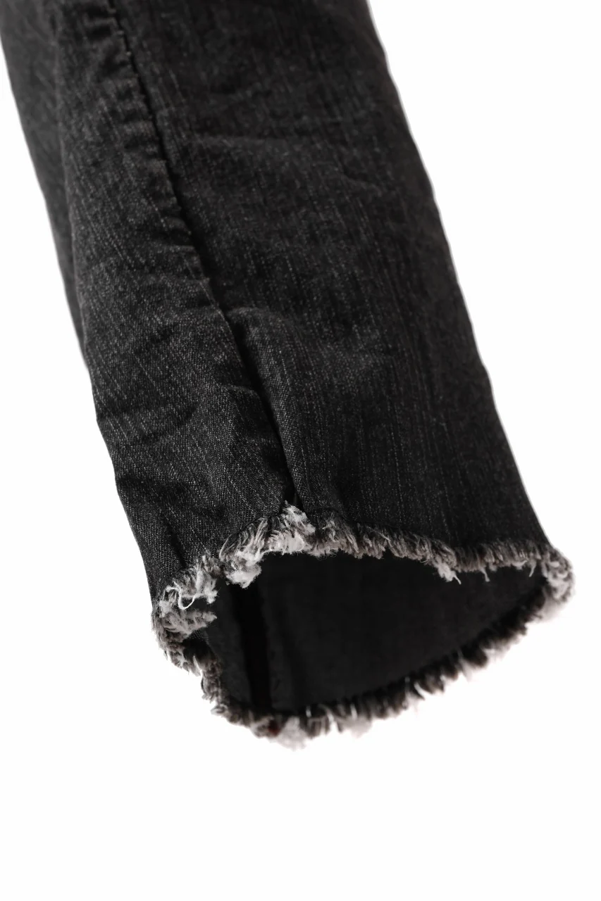 masnada BAGGY OBLIQUE POCKET JEANS / REPURPOSED STRETCH JEANS (CORRODED) - Image 23