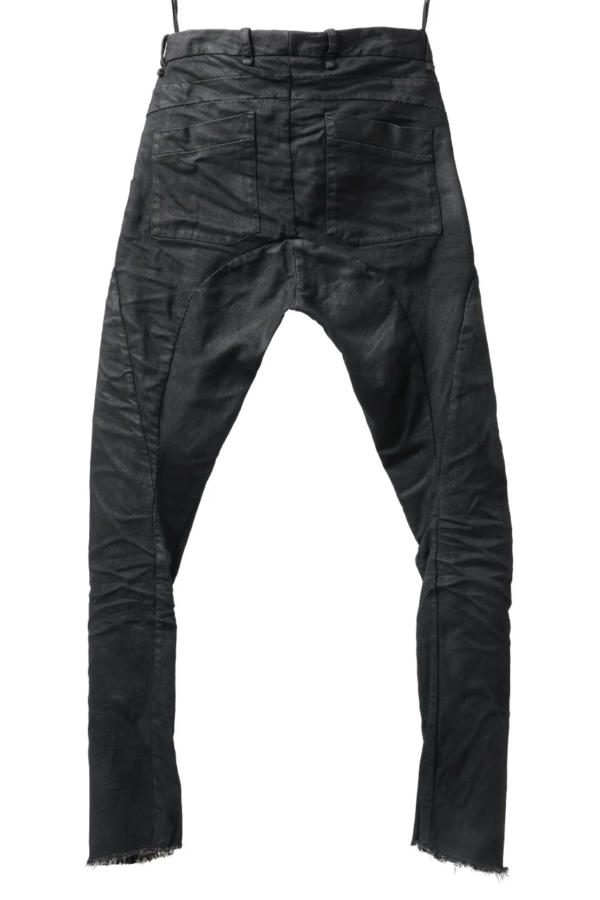 masnada BAGGY SCARRED STRETCH JEANS (SMEARED BLACK) - Image 11