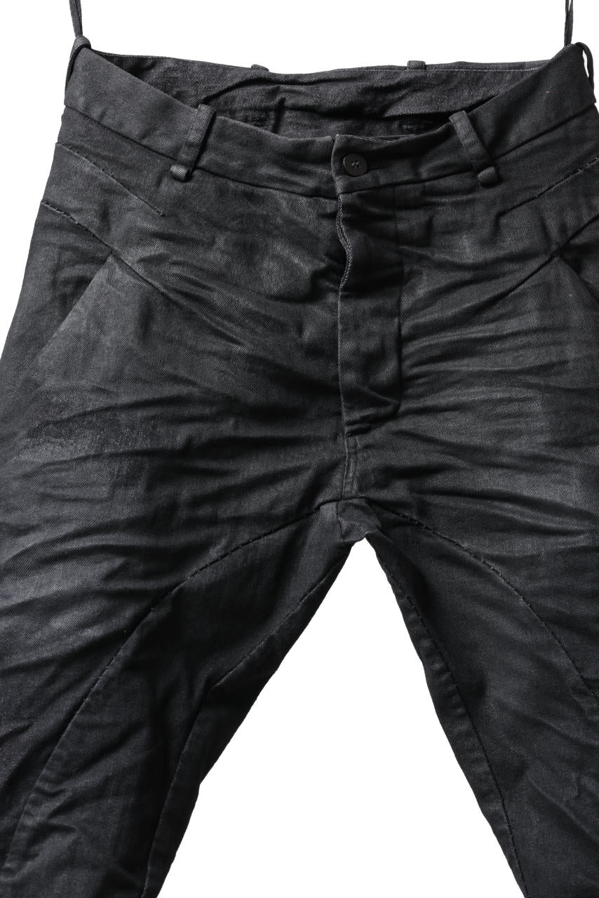 masnada BAGGY SCARRED STRETCH JEANS (SMEARED BLACK) - Image 12