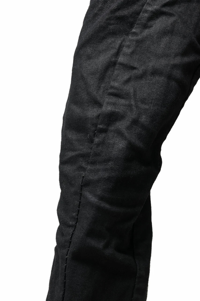 masnada BAGGY SCARRED STRETCH JEANS (SMEARED BLACK) - Image 14