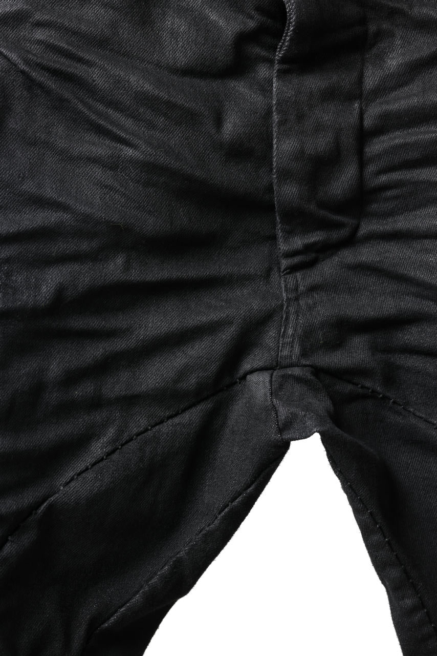 masnada BAGGY SCARRED STRETCH JEANS (SMEARED BLACK) - Image 16