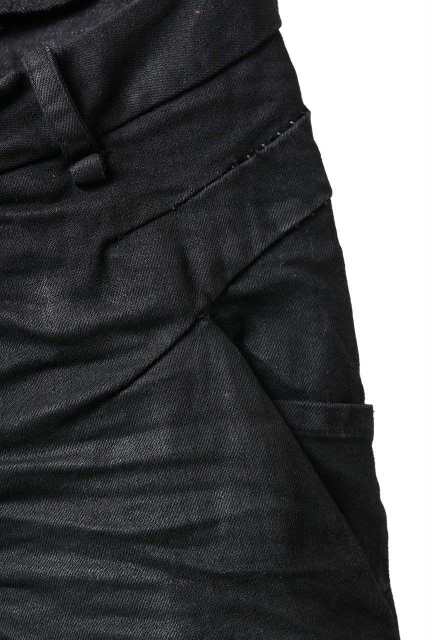 masnada BAGGY SCARRED STRETCH JEANS (SMEARED BLACK) - Image 17