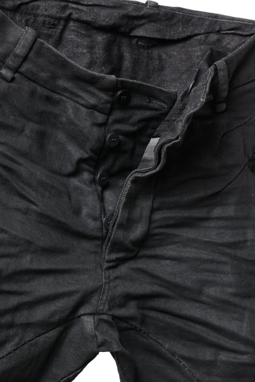 masnada BAGGY SCARRED STRETCH JEANS (SMEARED BLACK) - Image 18