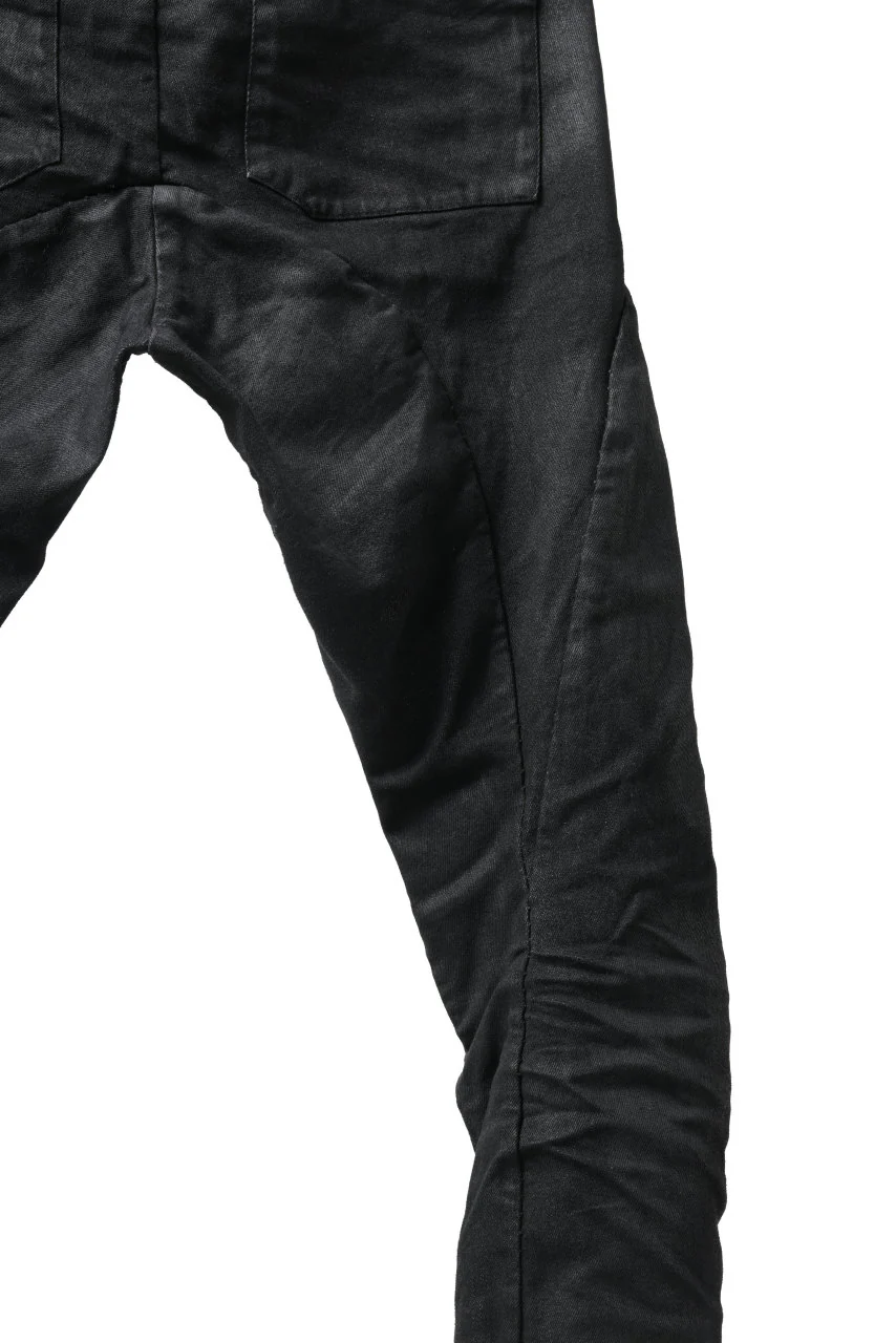masnada BAGGY SCARRED STRETCH JEANS (SMEARED BLACK) - Image 22