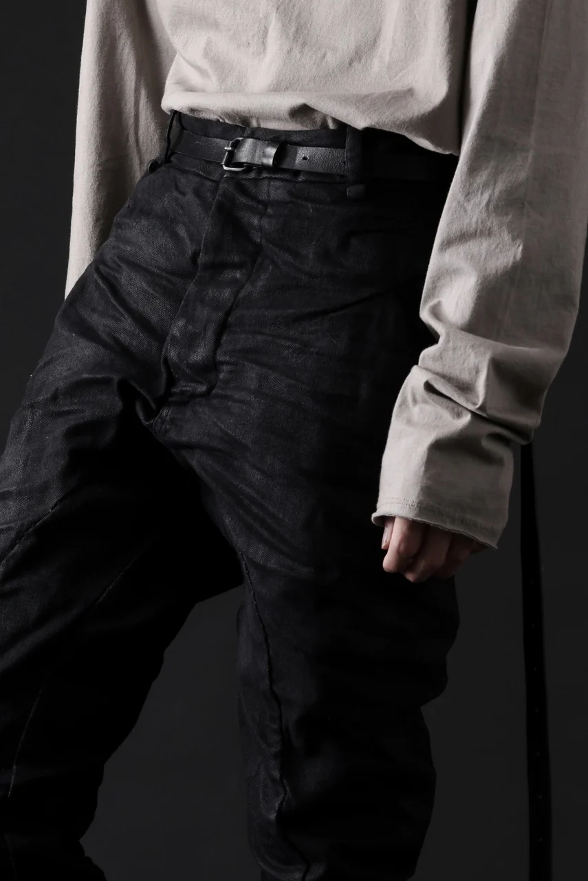 masnada BAGGY SCARRED STRETCH JEANS (SMEARED BLACK) - Image 32