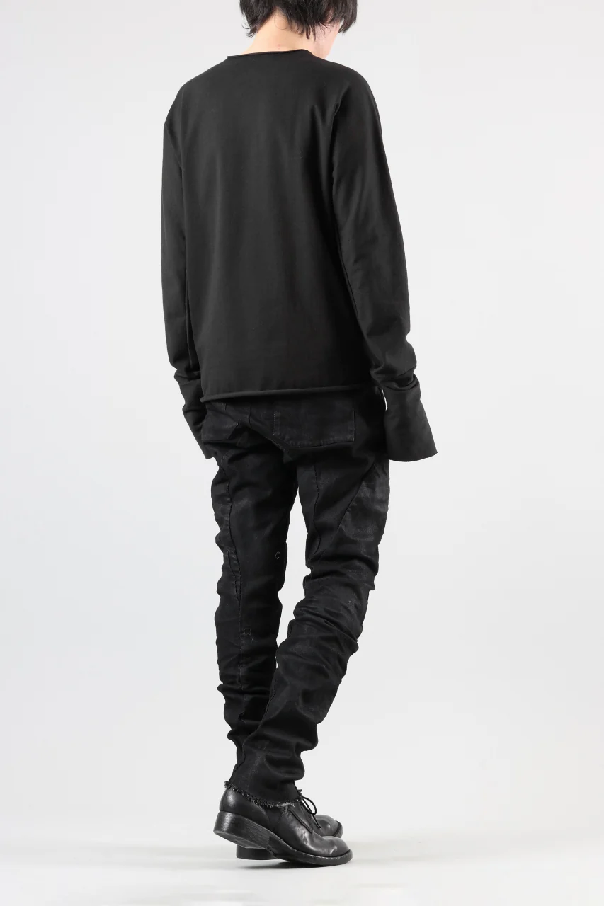 masnada BAGGY SCARRED STRETCH JEANS (SMEARED BLACK) - Image 36