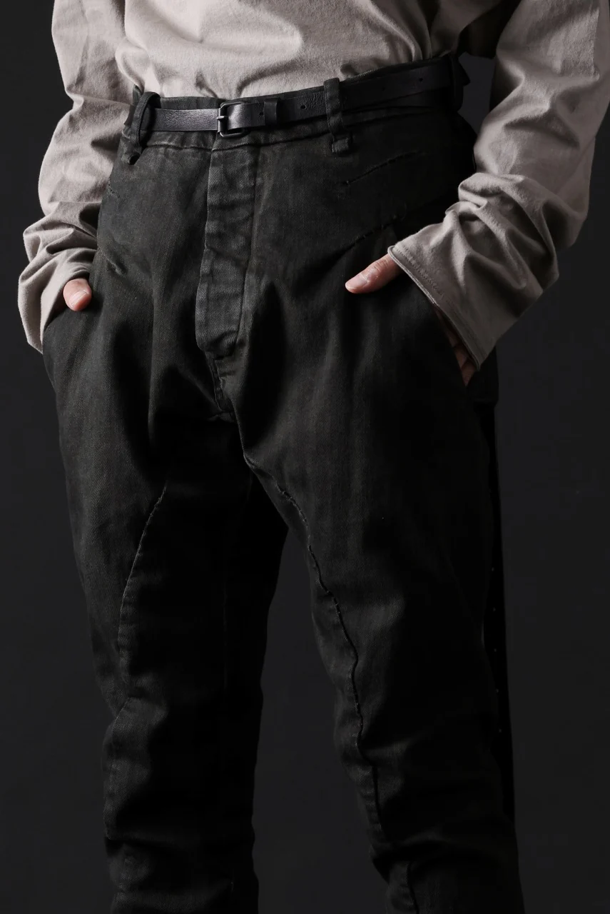 masnada BAGGY SCARRED STRETCH JEANS (SMUDGED LEGION) - Image 28