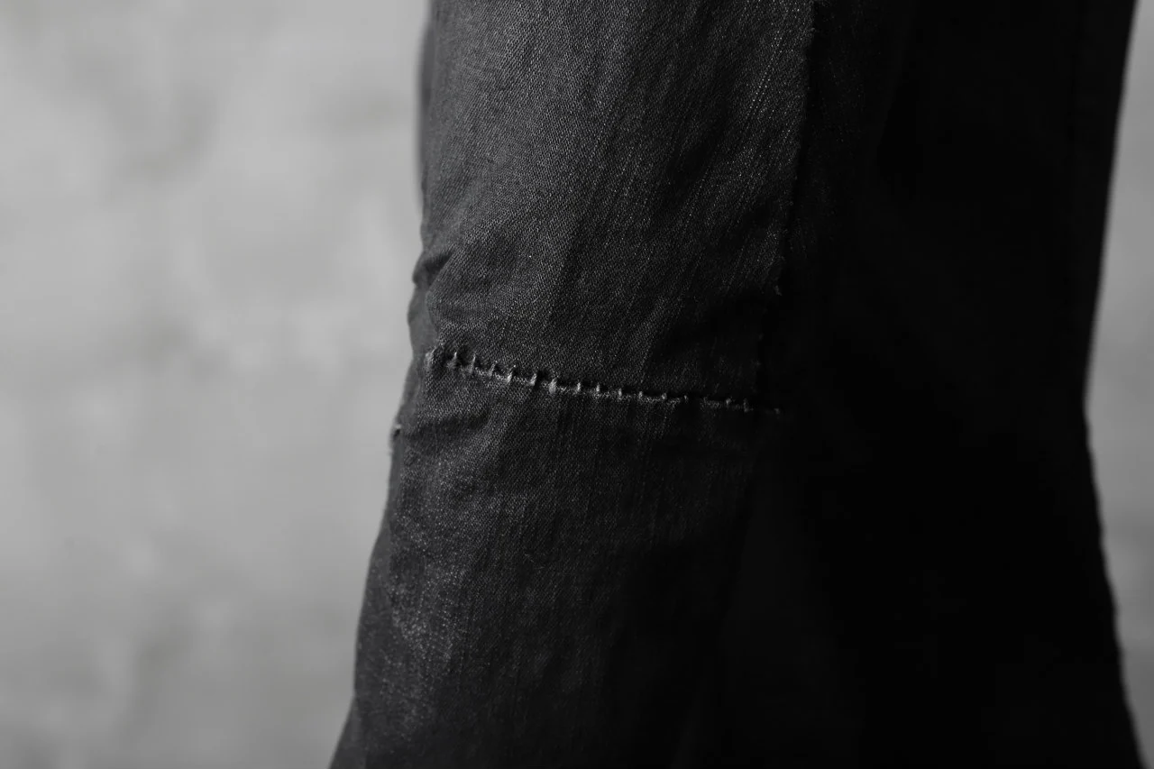masnada EMBEDDED JEANS JACKET / DENIM ELASTICZZATO (BLACK) - Image 32