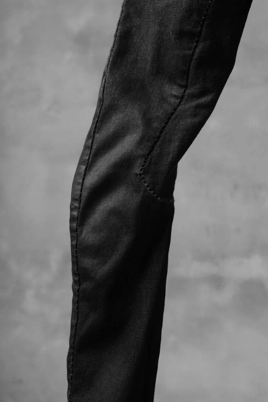 masnada EMBEDDED SLIM PANTS / DENIM ELASTICZZATO (BLACK) - Image 14
