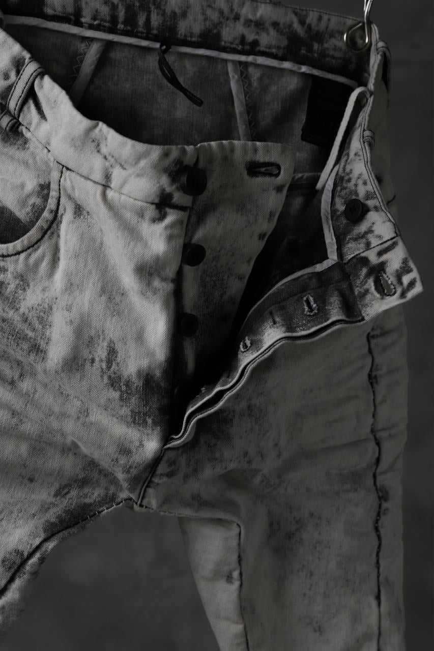 masnada EMBEDDED SLIM PANTS / DENIM ELASTICZZATO (CHALK) - Image 11