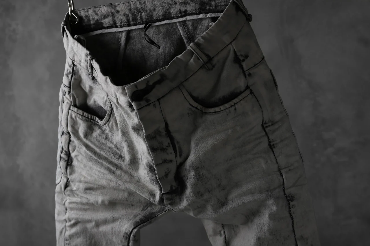 masnada EMBEDDED SLIM PANTS / DENIM ELASTICZZATO (CHALK) - Image 22