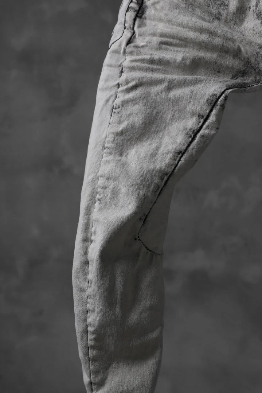 masnada EMBEDDED SLIM PANTS / DENIM ELASTICZZATO (CHALK) - Image 6