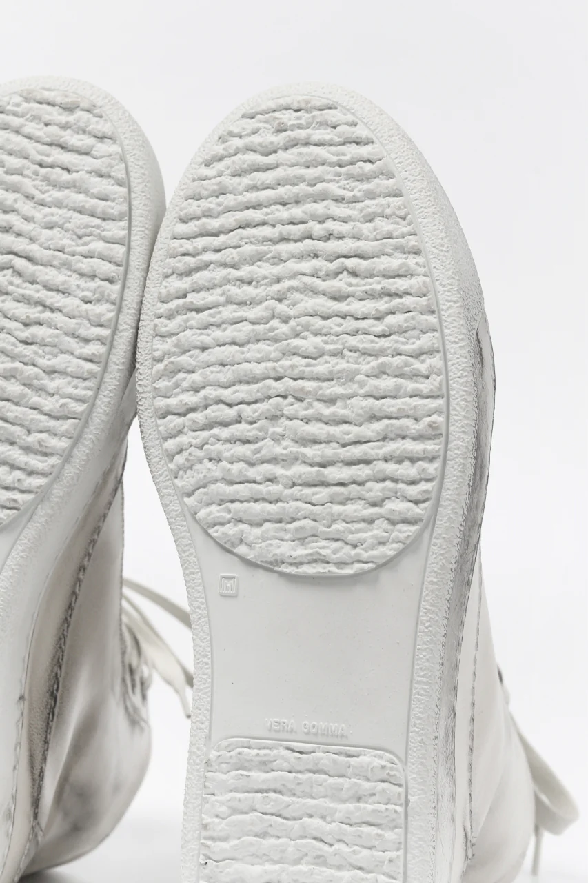 masnada HIGH TOP SNEAKER / PELLE DI VITELLO (DIRTY ICE WHITE) - Image 21