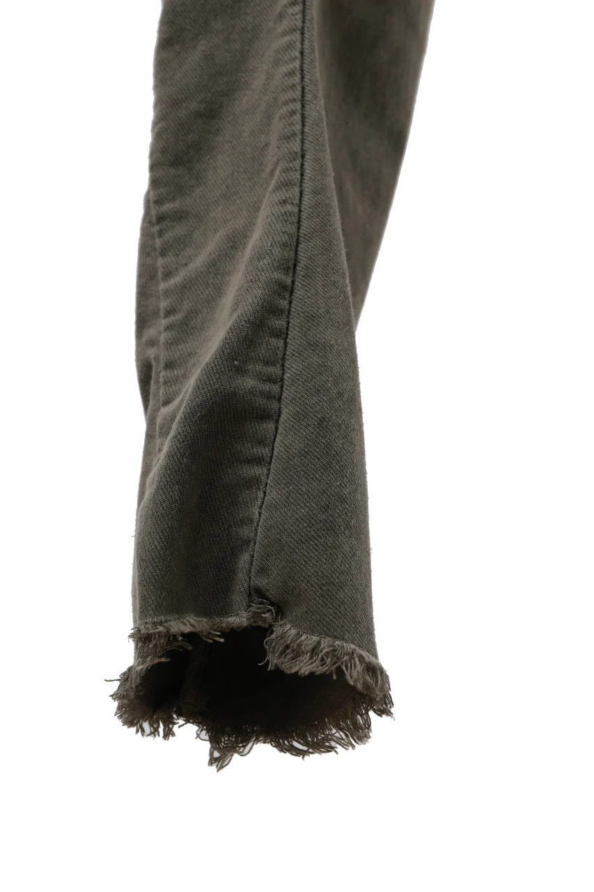 masnada ICONIC ZIP PANTS / STRETCH REPURPOSED COTTON (DUST) - Image 16