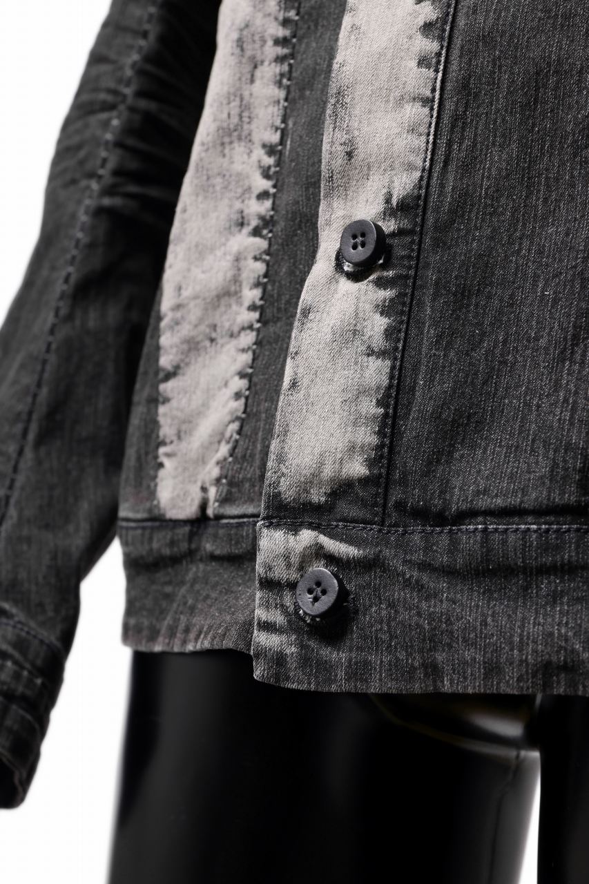masnada JEANS JACKET / REPURPOSED STRETCH JEANS (CORRODED) - Image 20