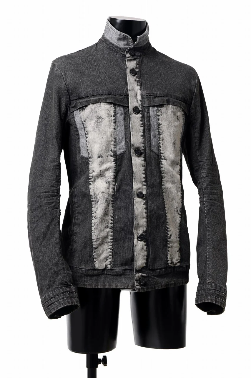 masnada JEANS JACKET / REPURPOSED STRETCH JEANS (CORRODED) - Image 7