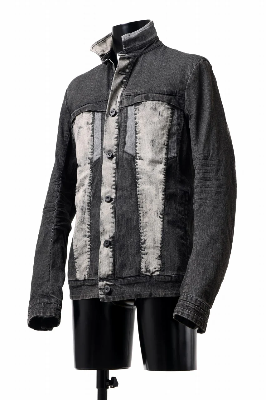masnada JEANS JACKET / REPURPOSED STRETCH JEANS (CORRODED) - Image 9