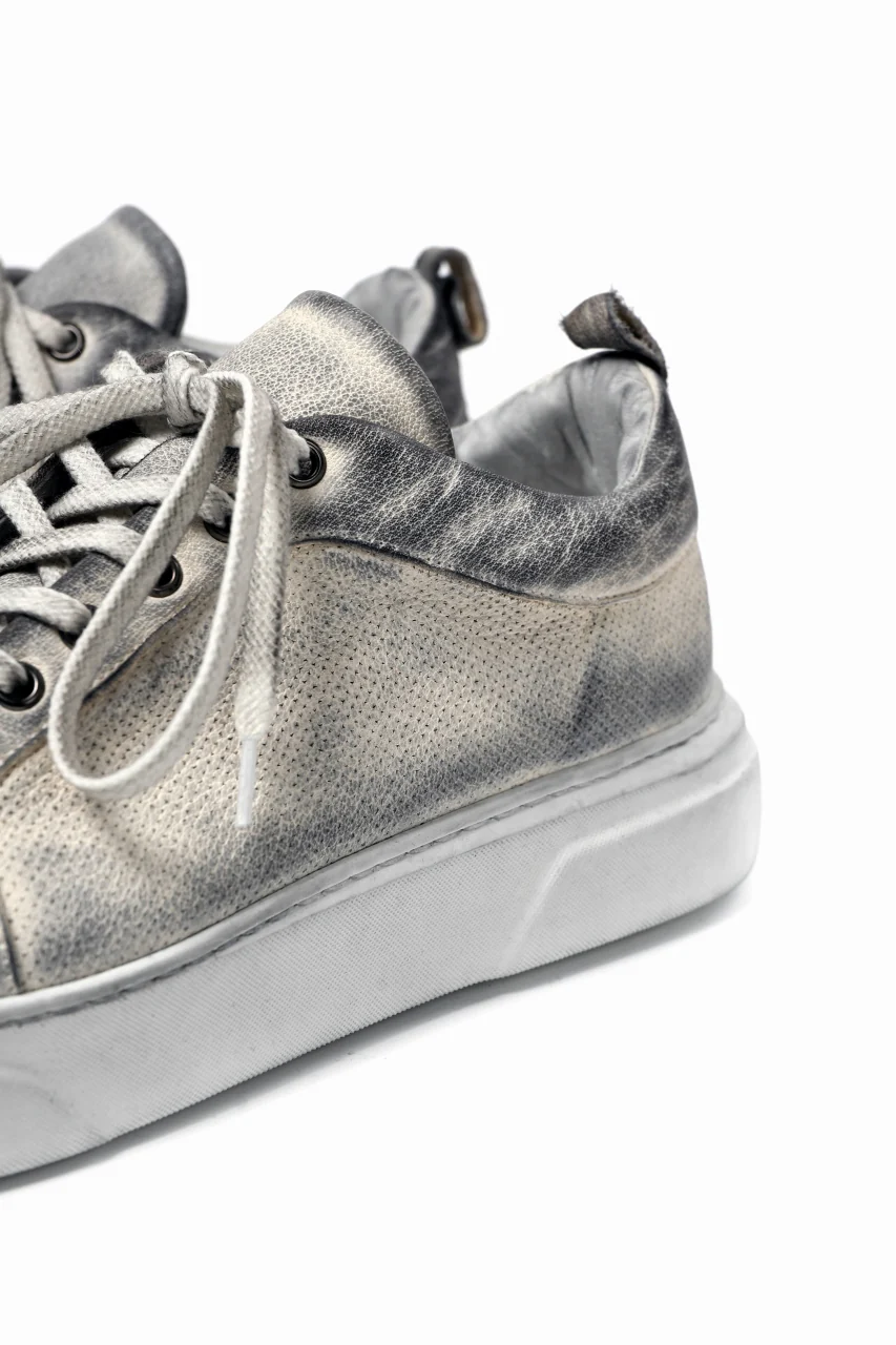 masnada LOW CUT SNEAKER / PELLE DI PECORA (DIRTY WHITE) - Image 10
