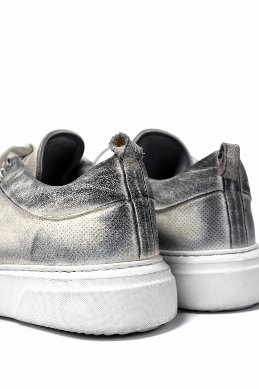 masnada LOW CUT SNEAKER / PELLE DI PECORA (DIRTY WHITE) - Image 14
