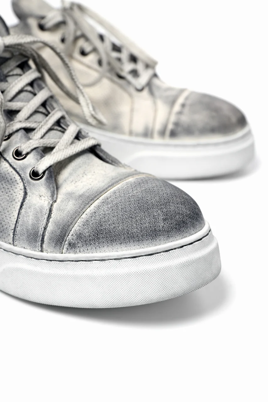 masnada LOW CUT SNEAKER / PELLE DI PECORA (DIRTY WHITE) - Image 16