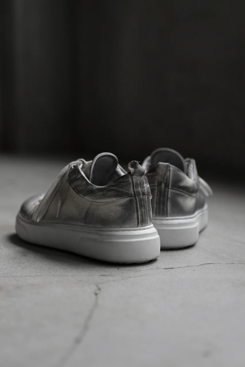 masnada LOW CUT SNEAKER / PELLE DI PECORA (DIRTY WHITE) - Image 23