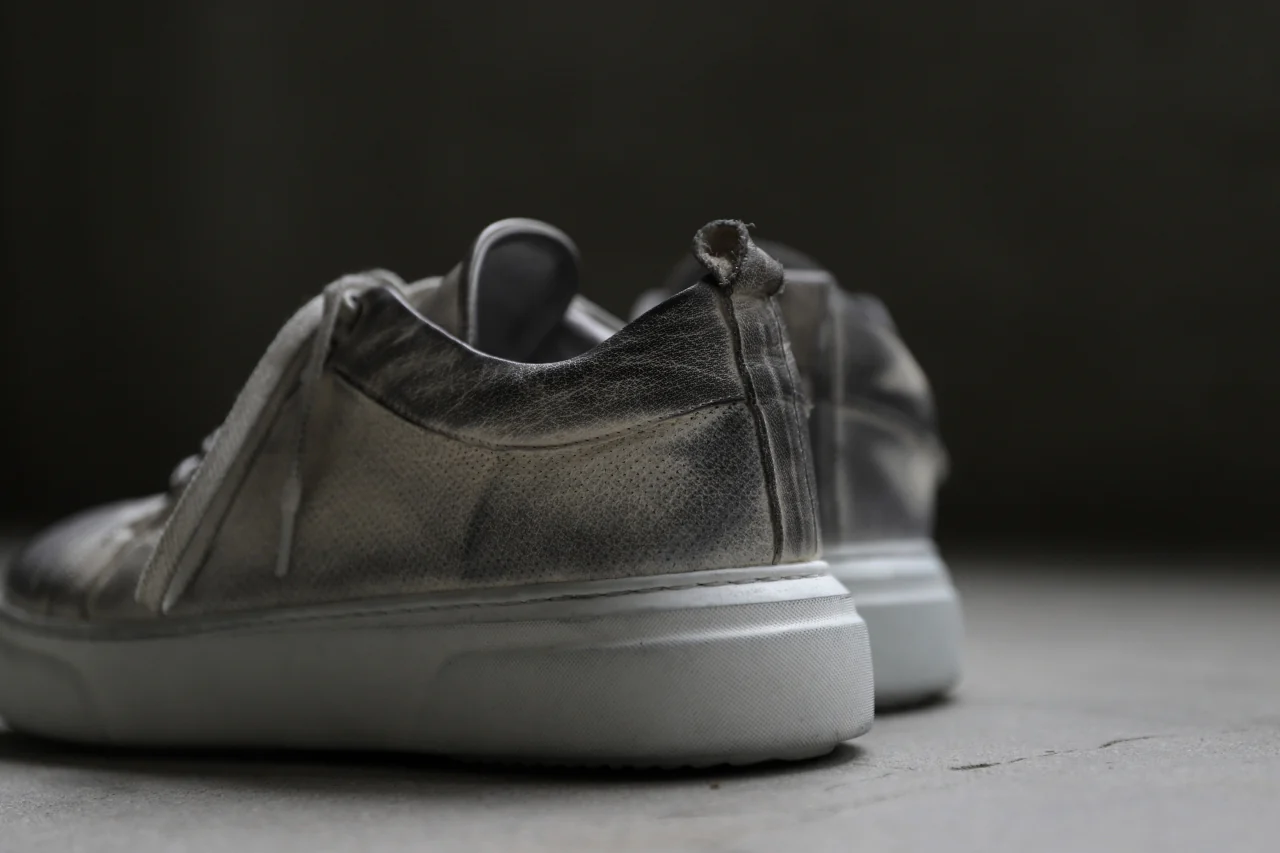 masnada LOW CUT SNEAKER / PELLE DI PECORA (DIRTY WHITE) - Image 31