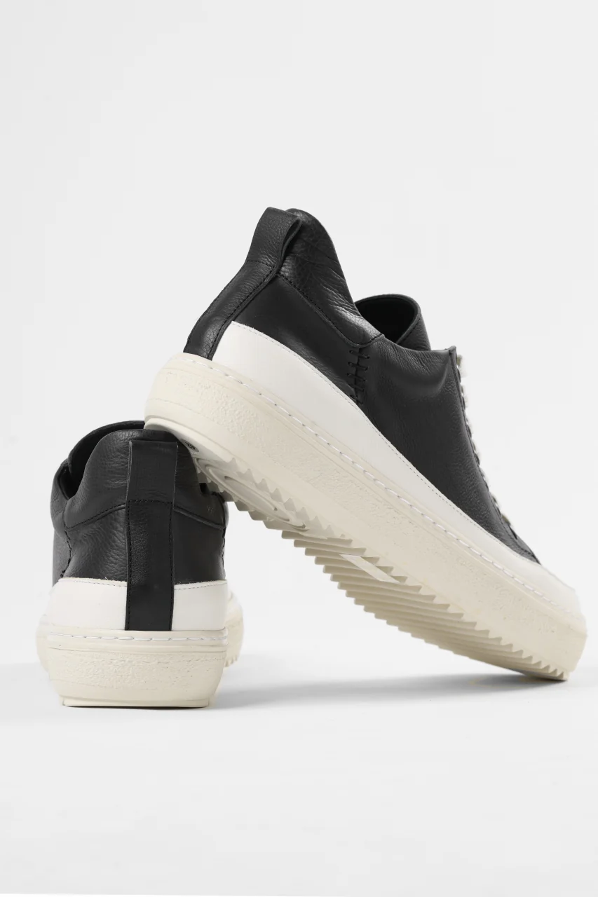 masnada LOW TOP SNEAKER / CALF SKIN LEATHER (BLACK) - Image 10