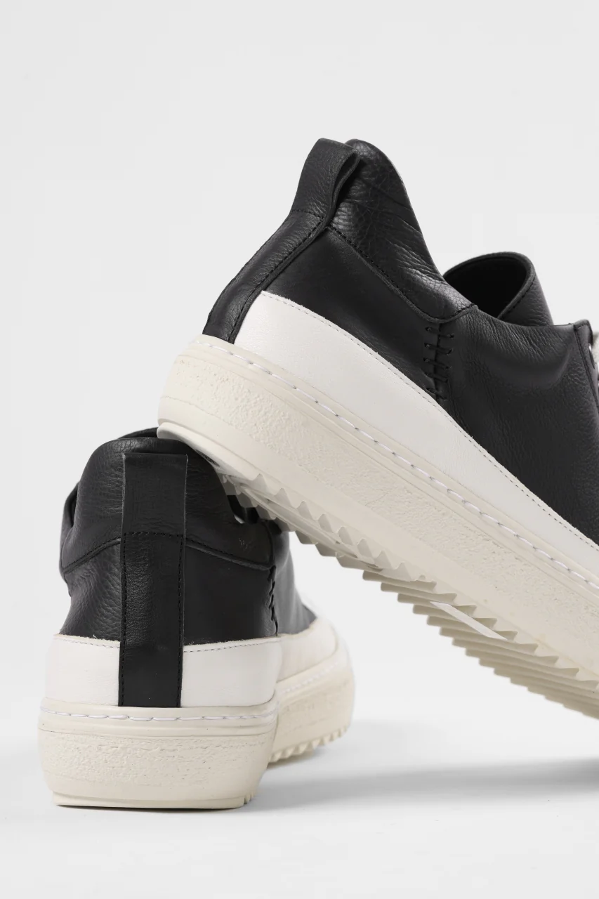 masnada LOW TOP SNEAKER / CALF SKIN LEATHER (BLACK) - Image 11
